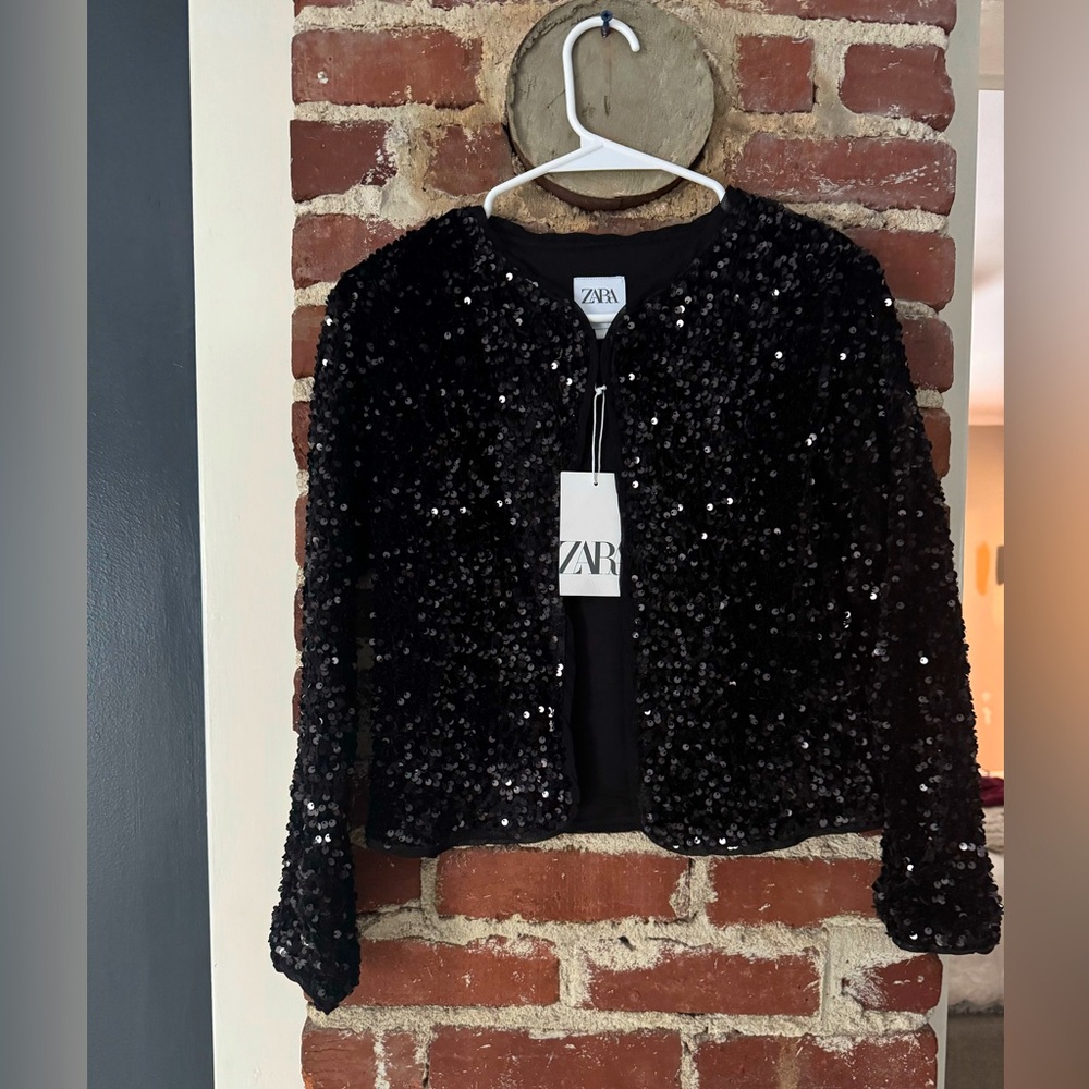 Zara Girls sequin jacket